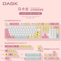 Pink Cute Keycaps Colorful PBT Key-Cap Cherry XDA Profile 132 133 Keys For Mechanical Keyboard For GK61 GH60 RK61 SK87 Base Kit