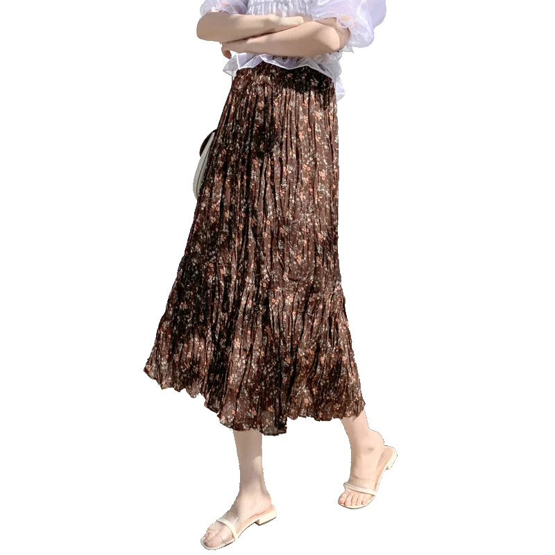 Винтажная уличная одежда Цветочный бутик шифоновая распродажа товаров