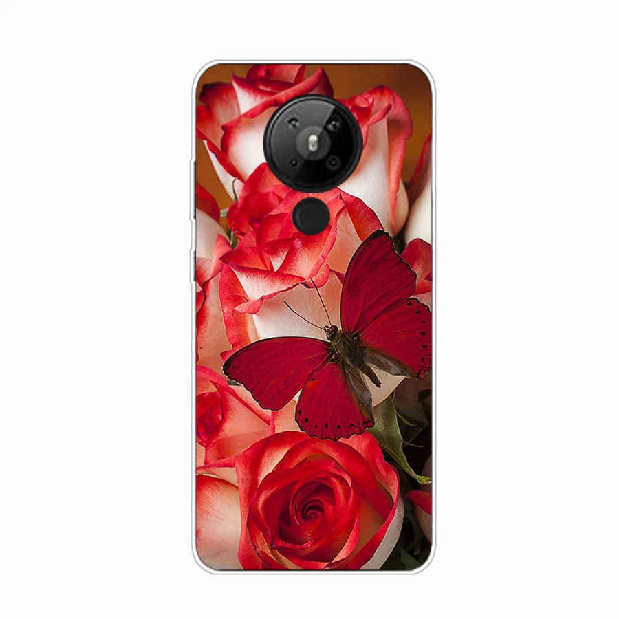 case for Nokia 5.3 cover soft tpu silicone phone housing shockproof Coque bumper cute dog cat 8 | Мобильные телефоны и