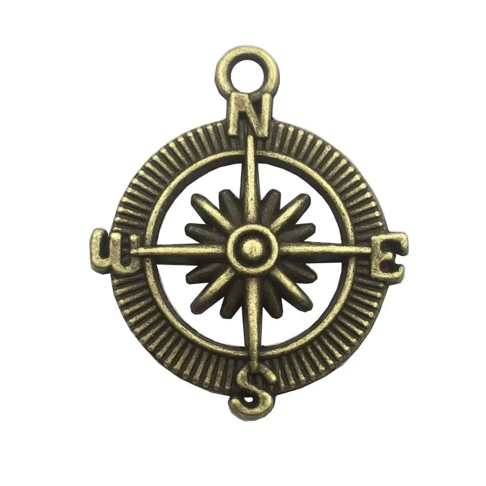 50 шт. принадлежности для рукоделия подвески в виде якоря под античную бронзу на