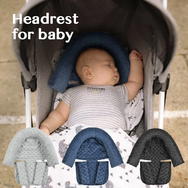 

Newborn Baby Adjustable Car Safety Soft Pillows Sleep Head Kids Support Head Fixed Sleeping Pillow Neck Protection Cushion