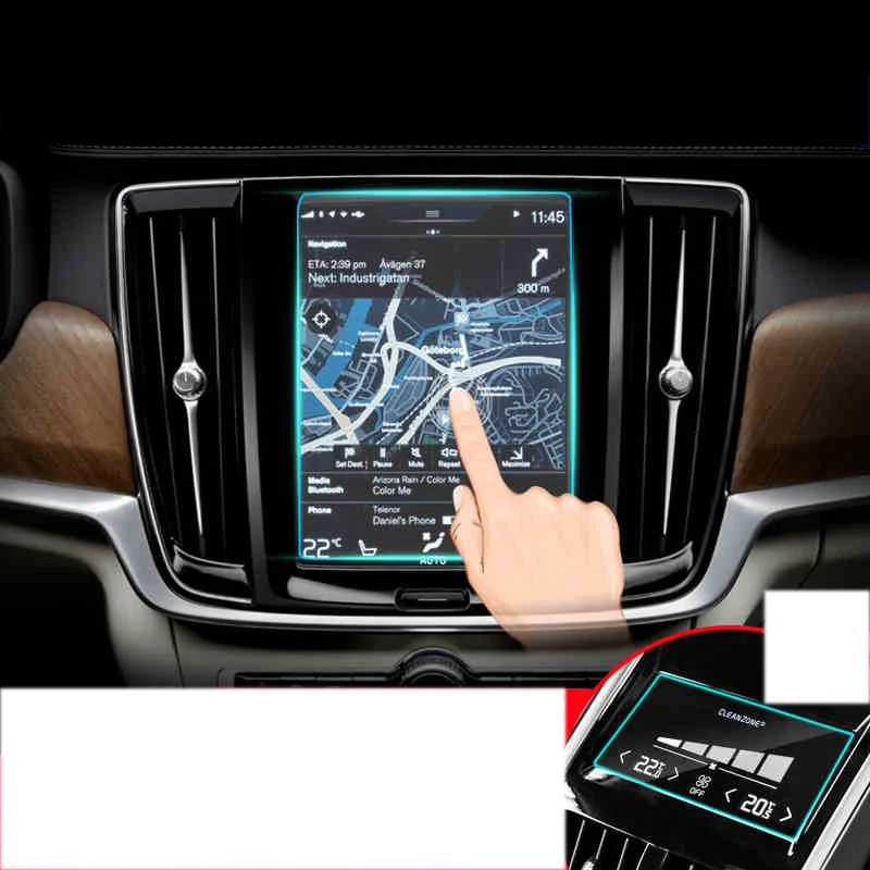 Lsrtw2017 автомобильный навигатор gps Экран Защитная ударопрочная пленка для volvo xc90 xc60 s90 xc40 v90 v60