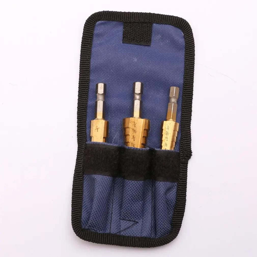 Ступенчатые сверла из быстрорежущей стали Rusee HSS ступенчатые с шестигранным