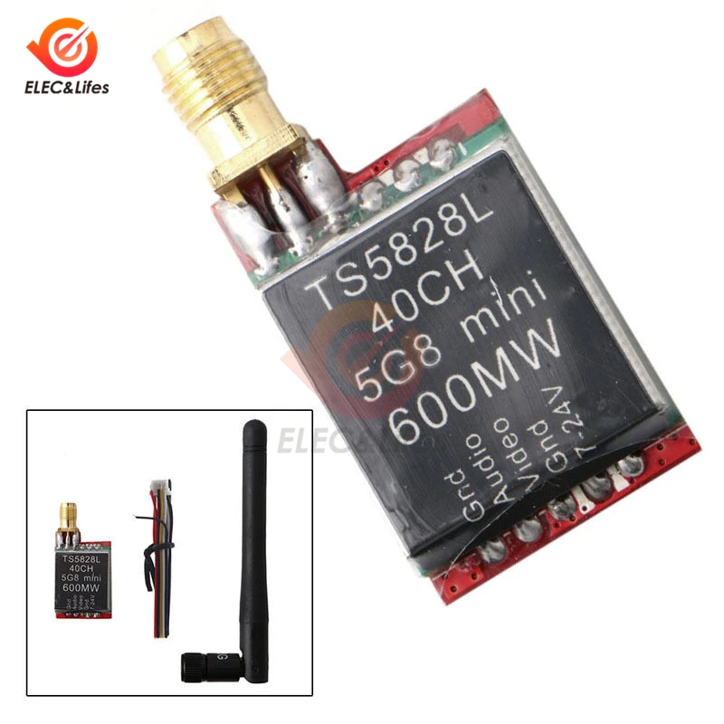 5,8G TS5823L TS5828L 600 мВт 40CH микро-адаптер для видео модуль Замена с 5,8 ГГц VTX 180 -350 Квадрокоптер klase