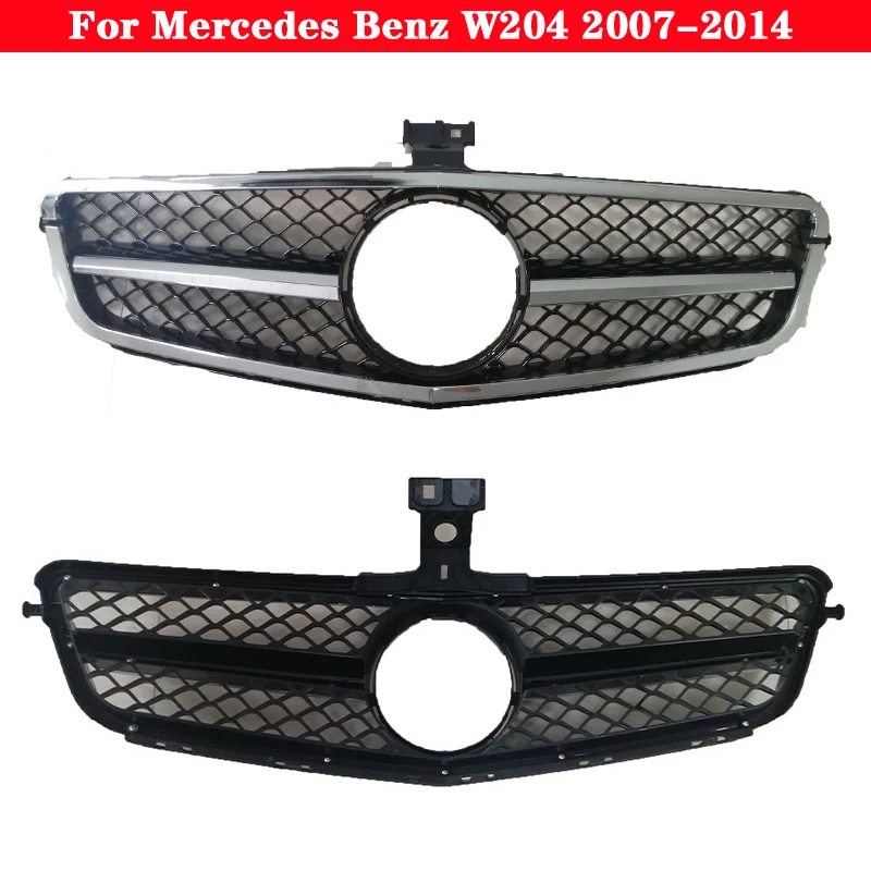 Car styling Middle grille For Mercedes Benz C-class W204 2007-2014 AMG 2048800023 front bumper grill Center Grille vertical bar |