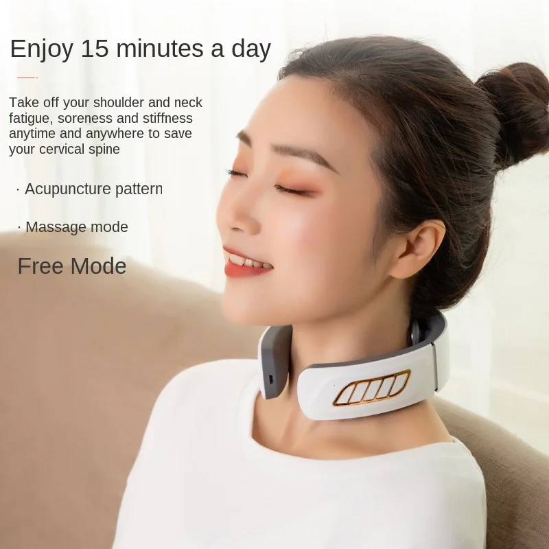 

Multi-head Cervical Spine Massage Electromagnetic Pulse Neck Protection Device Neck Massager Intelligent Heating Physiotherapy