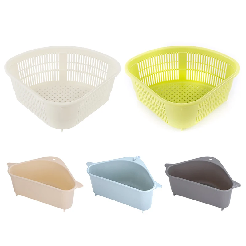 Горячая Trianglular сливная полка для хранения присоски кухни Ванная комната