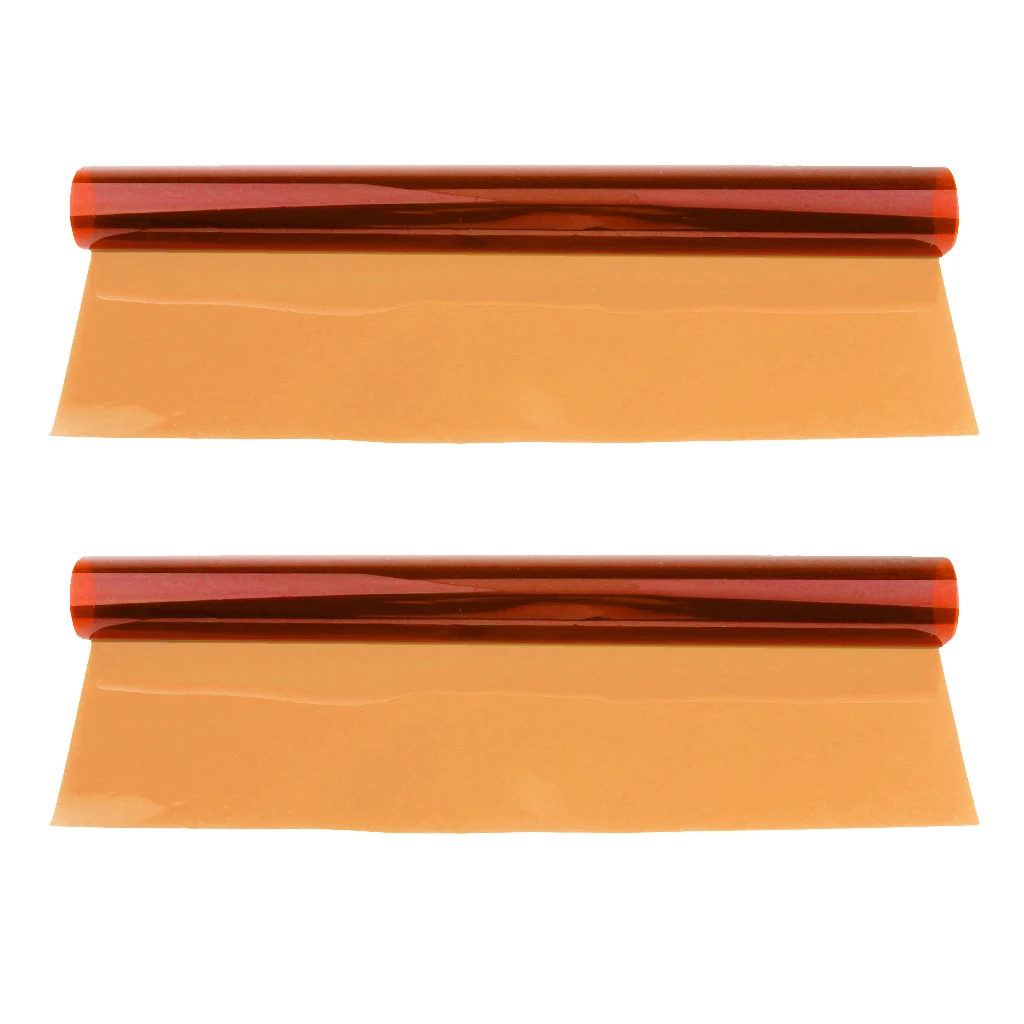 2x Color корректирующий гель фильтр накладки прозрачность цветная пленка
