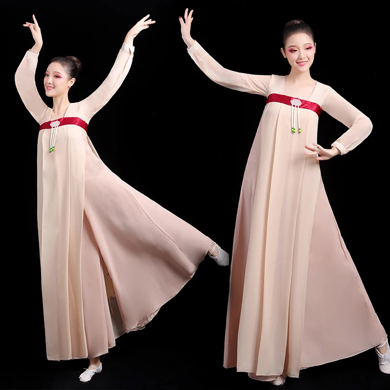 

Ханьфу китайское платье народный танец традиционные китайские танцевальные костюмы сценические костюмы Древний китайский костюм li ren xing