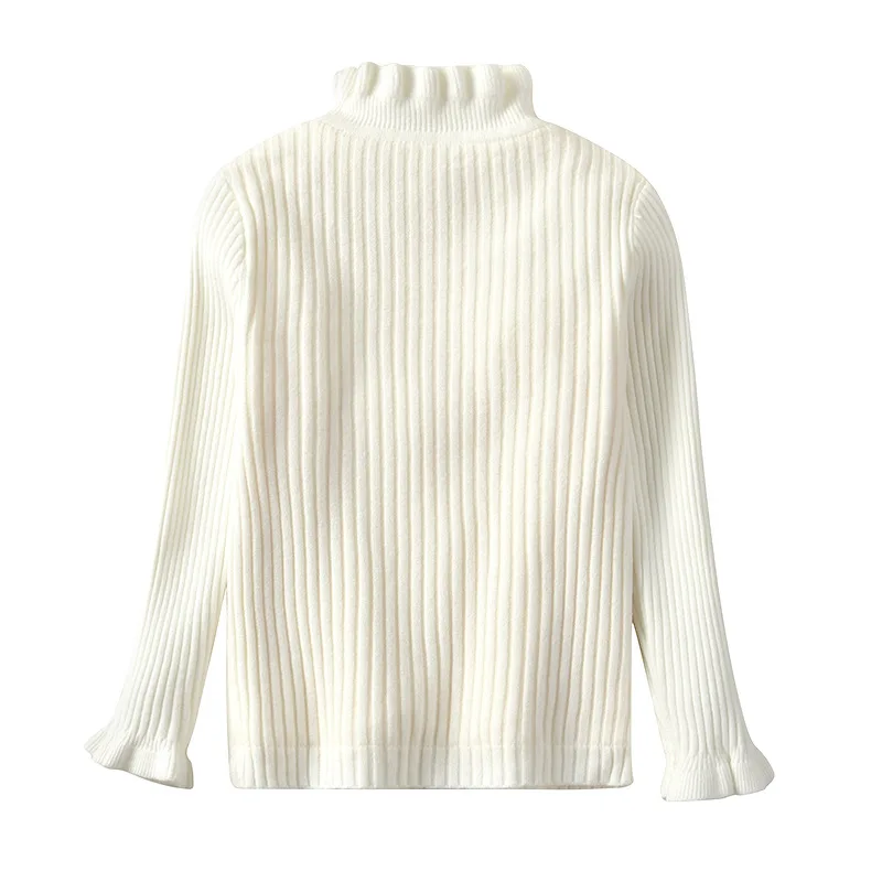 Baby Girls Ribbed Sweater 2020 Sweaters Solid Candy Color Boys Autumn New Knitted Kids Clothing Pullover |