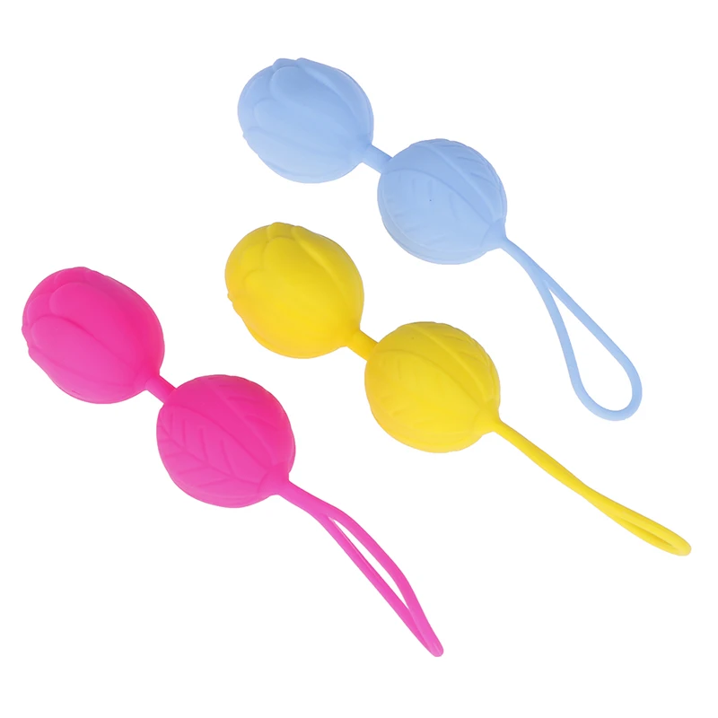 Шарики Бен Ва из секс игрушек 3 цвета 100% силиконовые шарики Кегеля умный любовный