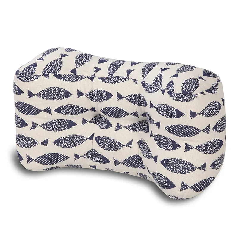 

New Cartoon Cotton Linen Waist Napping Pillow Lumbar Pillow Office Cushion Waist Pad Chair Sofa Cushion Back 1pcs
