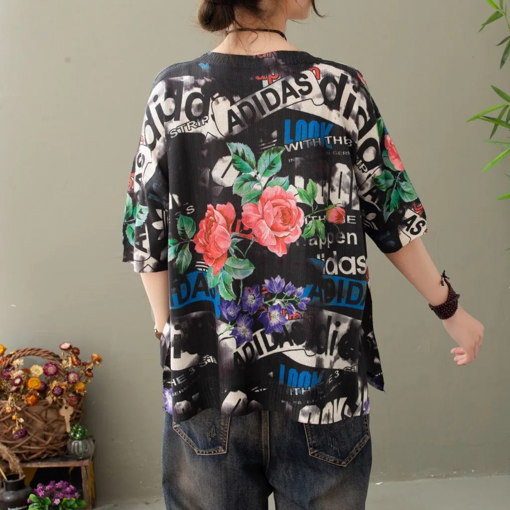 Женская футболка с круглым вырезом и коротким рукавом свободная универсальная