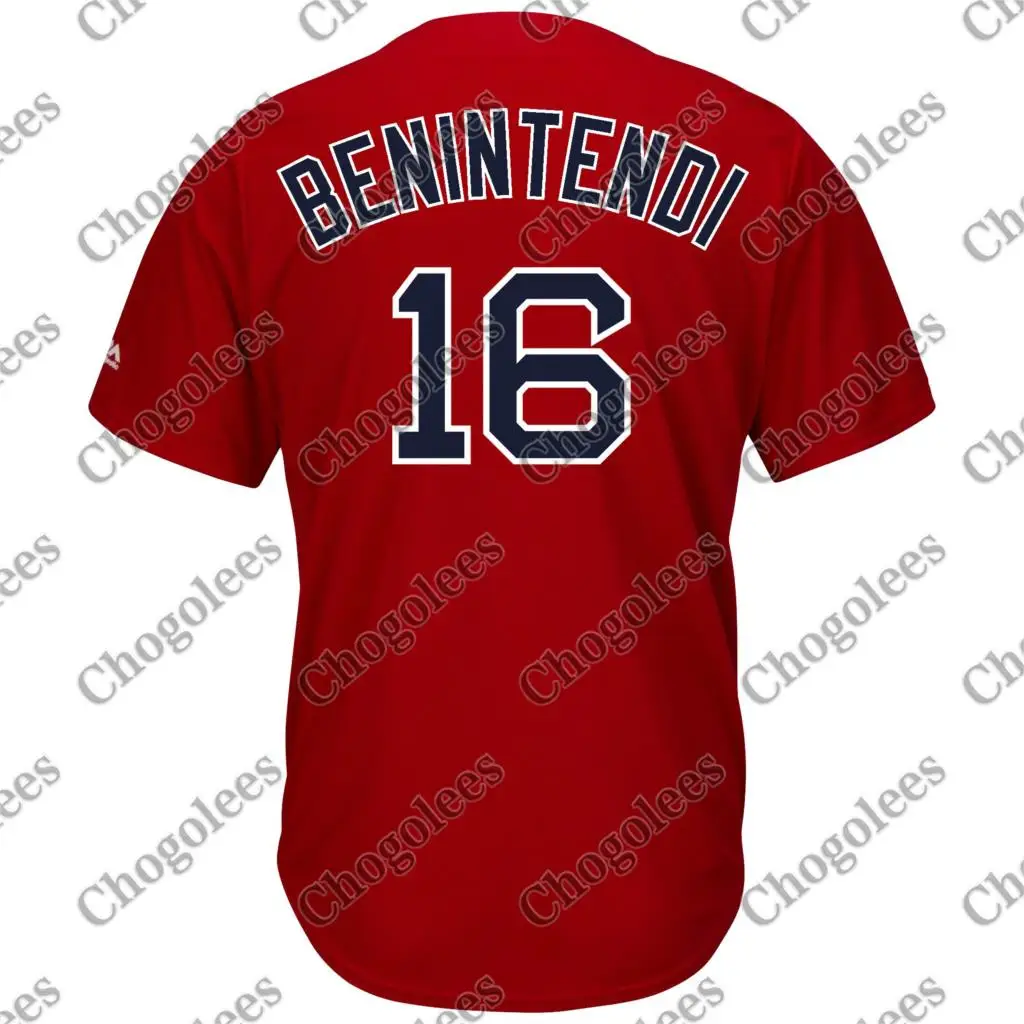

Baseball Jersey Andrew Benintendi Boston Majestic Alternate Cool Base Player Jersey - Scarlet