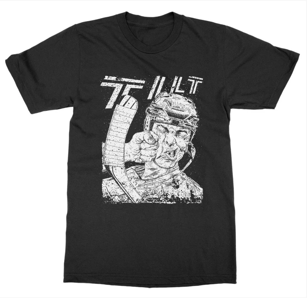 Модные новые футболки хлопковая Футболка с наклоном футболка для хоккея гол