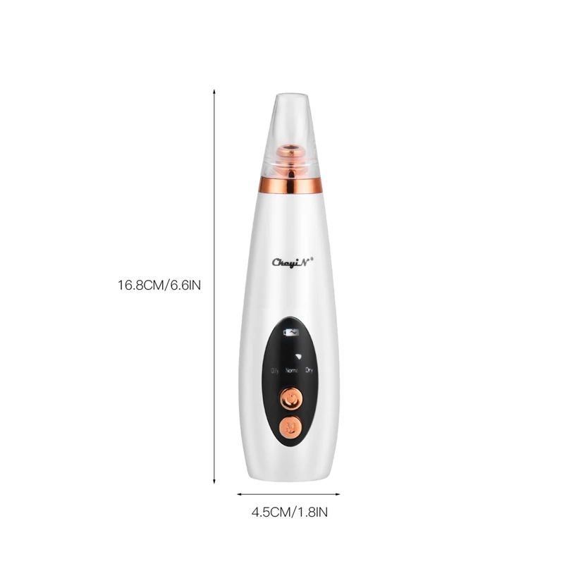 

CkeyiN Face Deep Cleaning Skin Scrubber Vacuum Suction Blackhead Remover Facial Pore Cleaner Skin Peeling Machine