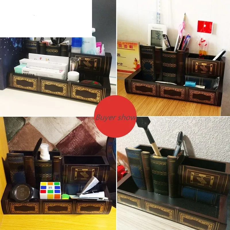 Многофункциональная подставка для ручек с имитацией книжки в Европейском стиле