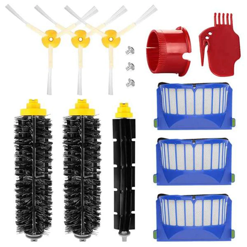 

Сменный Набор аксессуаров для Roomba 600, 650, 620, 651, 621, 616, 605, основная боковая щетка, Hepa-фильтр, аксессуары