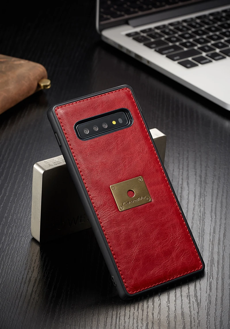 Чехол-кошелек для Samsung Note 8 9 10 S8 S9 S10 Plus E флип съемный кожаный чехол-держатель для карт чехол для телефона Note10 Note10+ сумка