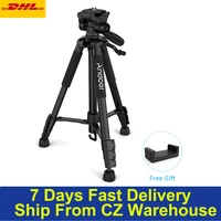 andoer lightweight travel camera tripod ttt 663n for photography video shooting support dslr slr camcorder with carry bag