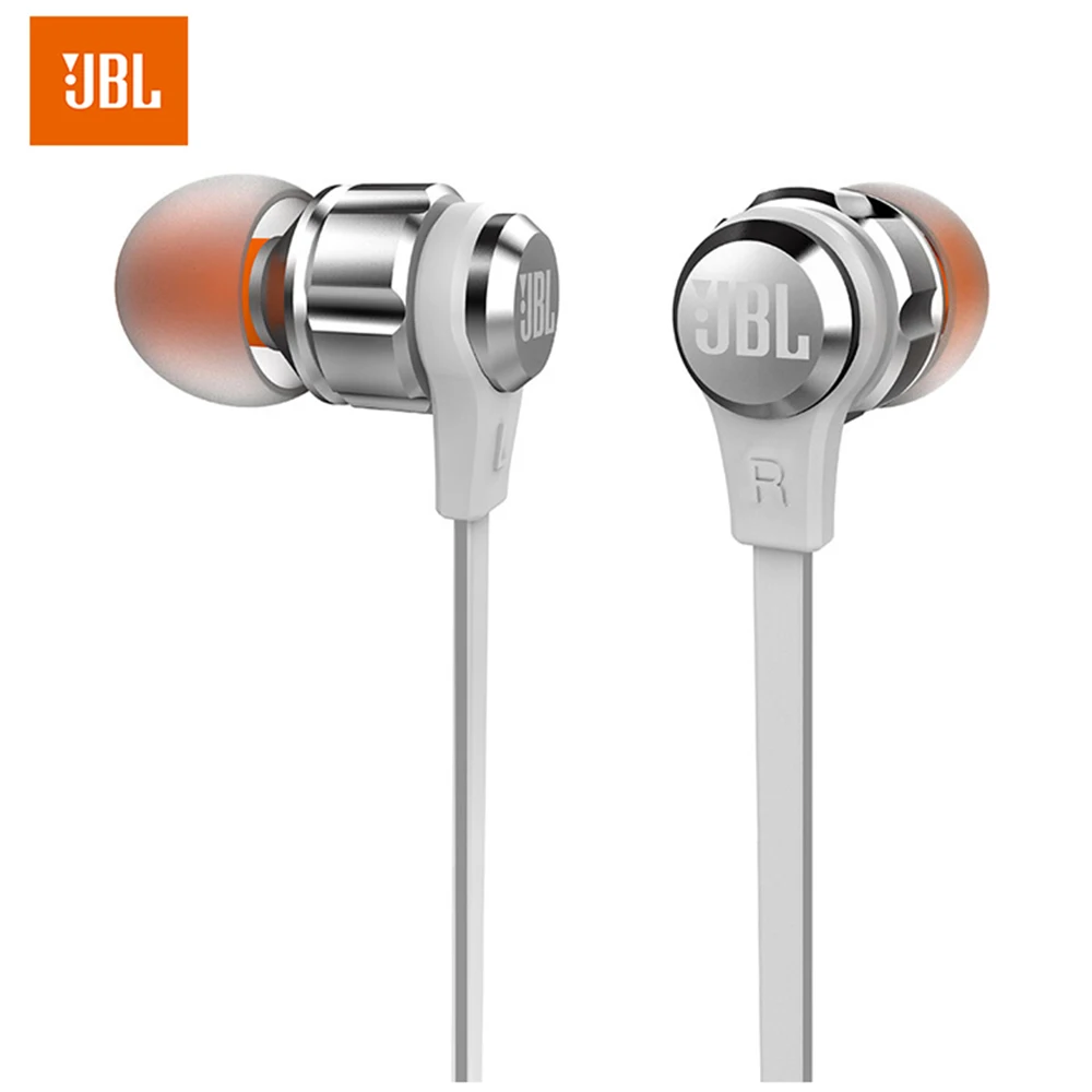 

JBL T180A Stereo Earphone Running Sports Earbuds Handsfree Call with Mic Pure Deep Bass Game Music Headset for iPhone Android