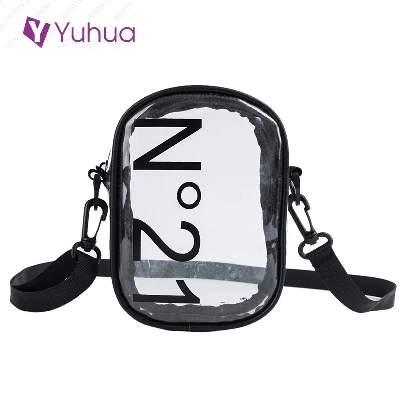 

Yuhua, 2020 new fashion women handbags, casual transparent bag, trend woman shoulder messenger bag, simple korean version bags.
