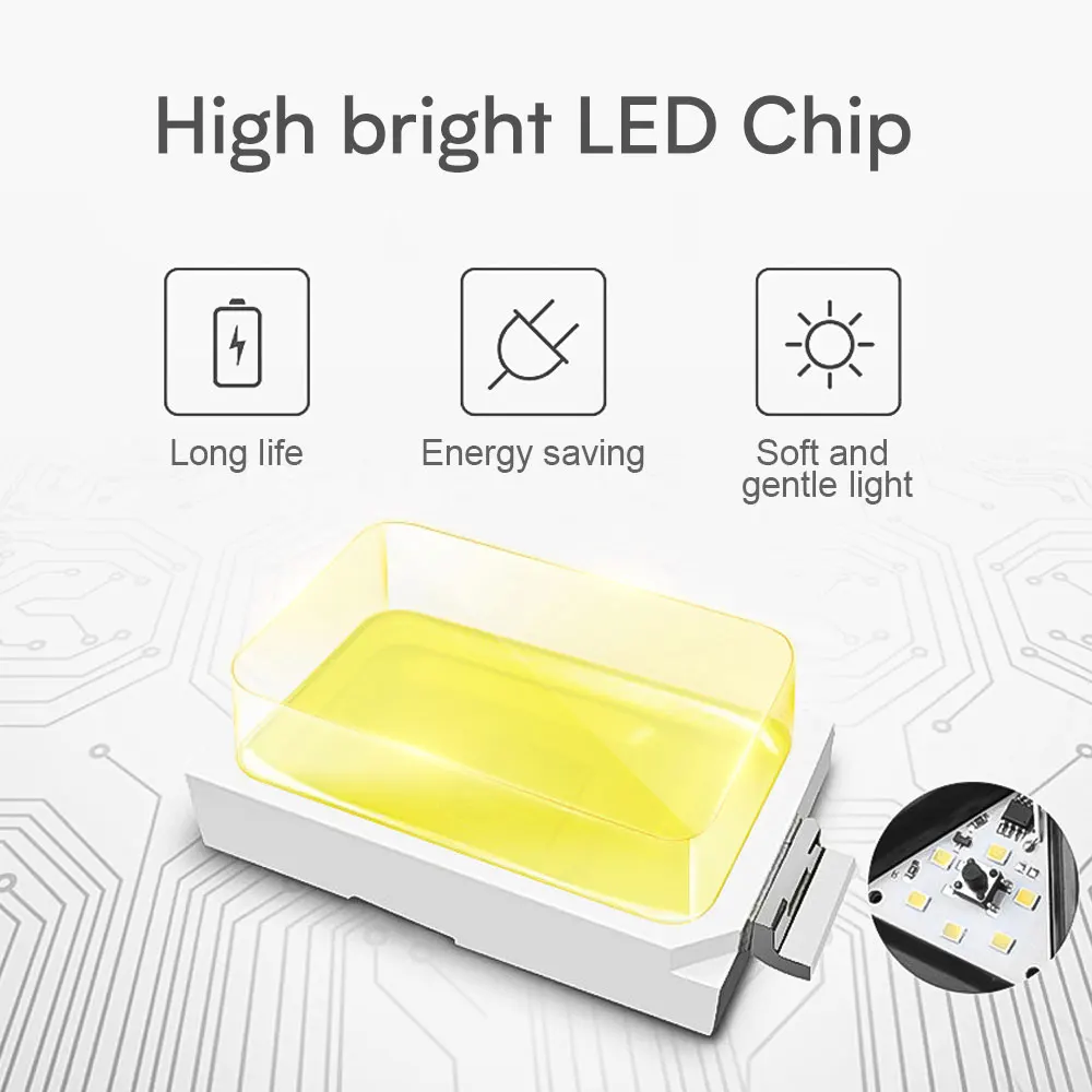 Сенсорный выключатель 6 элементов Регулируемая яркость для шкафа кухни