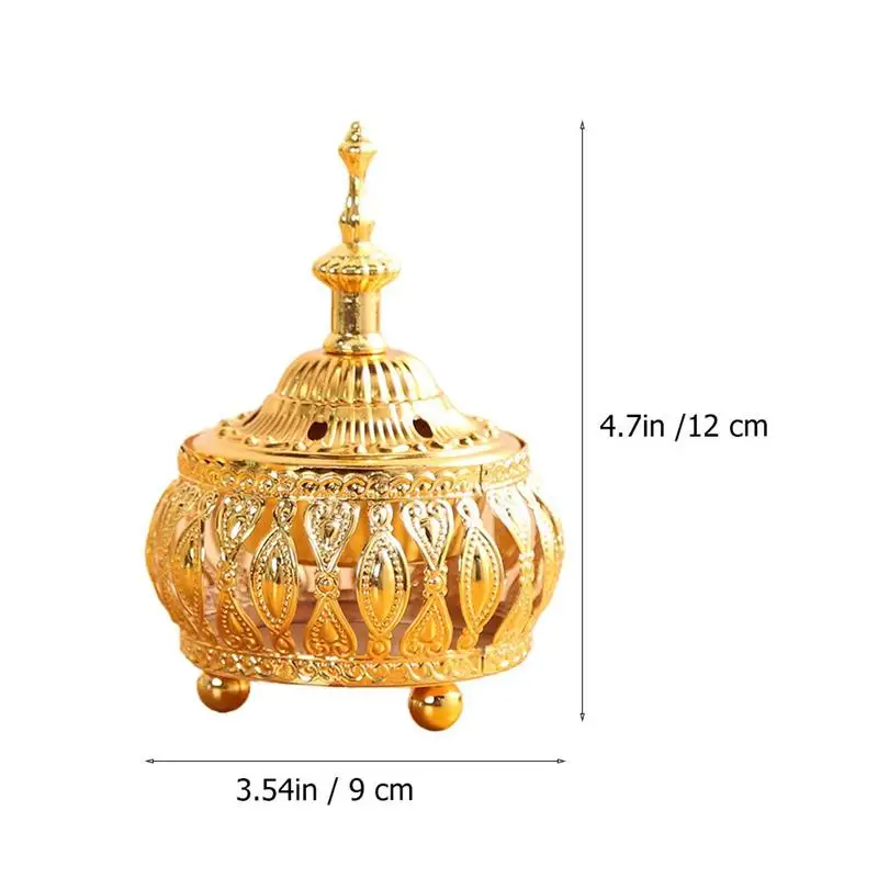 

1pc Delicate Middle East European Style Incense Burner For Home Decoration Home Decorative Ornament
