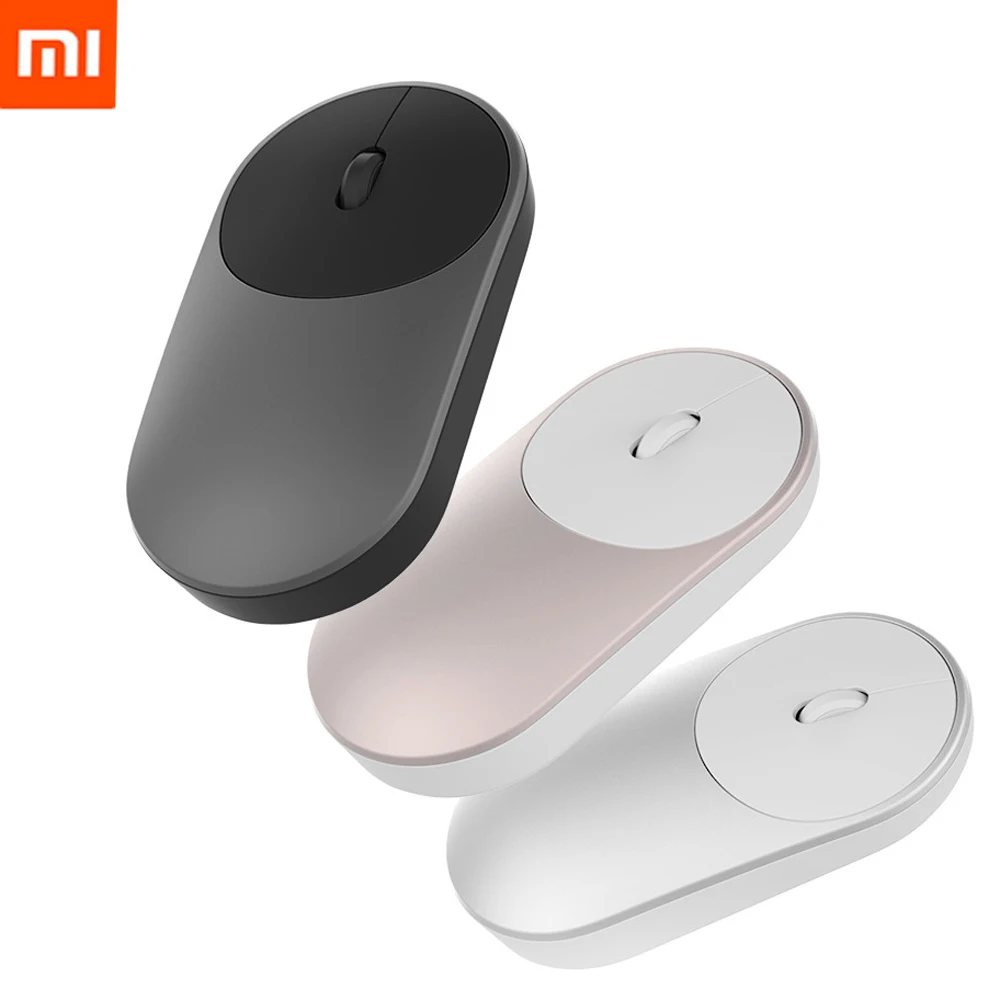 Беспроводная мышь Xiaomi Mi портативные игровые мышки из алюминиевого сплава АБС