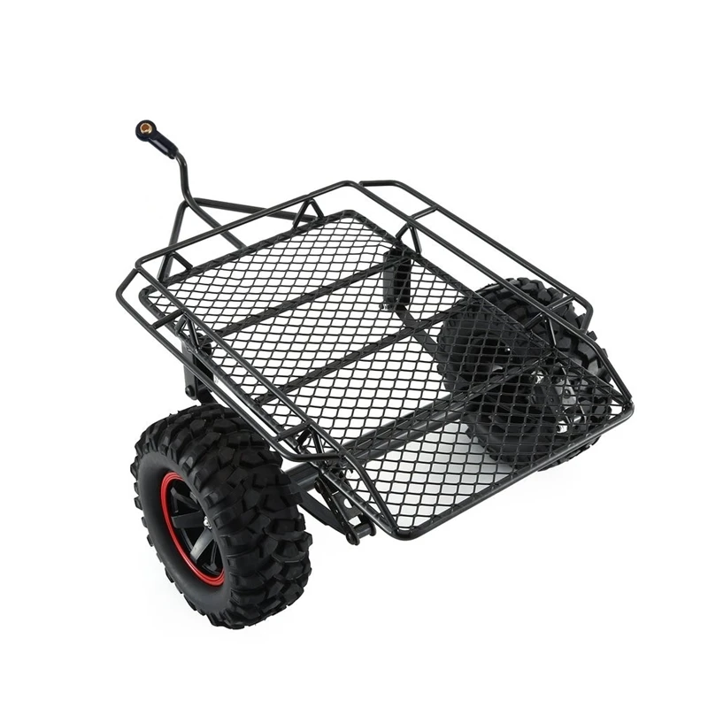 

Metal Trailer Car Cargo Carrier with Round Spotlights Bright Car Roof Light