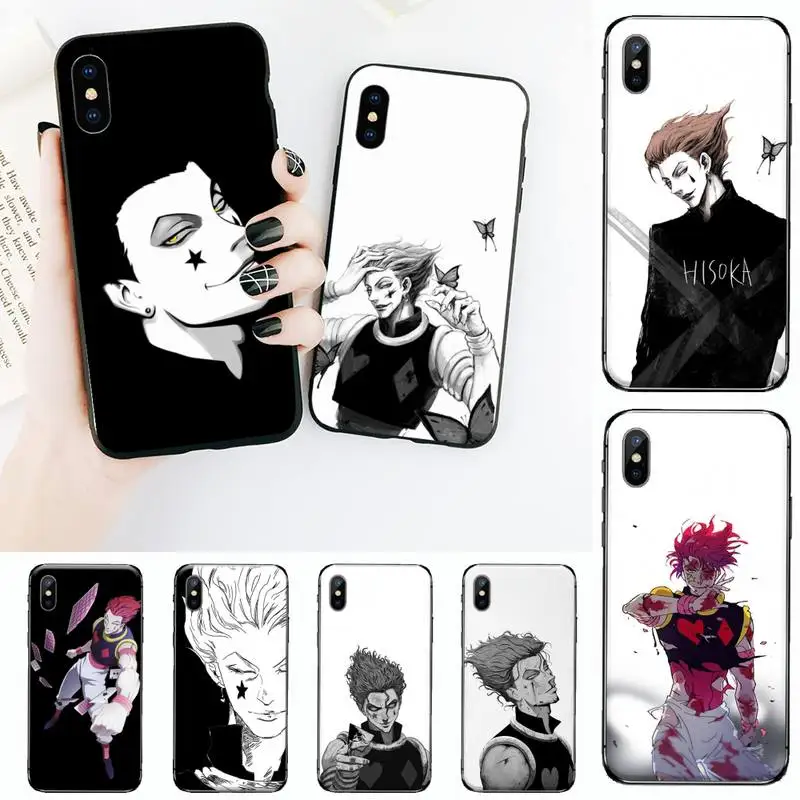 

Hisoka Hunter X hunter Phone Case for iPhone 11 12 13 mini pro XS MAX 8 7 6 6S Plus X 5S SE 2020 XR