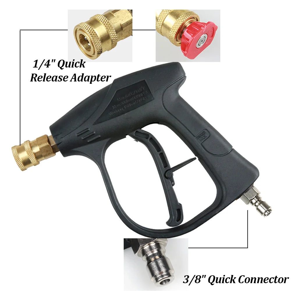 Автомойка 3/8 &quotбыстрый соединитель мойка высокого давления пенная насадка 1/4&quot