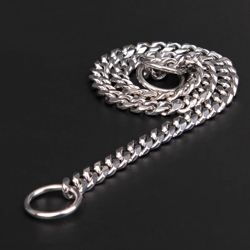 Сверхпрочный ошейник для собак из нержавеющей стали дрессировочный больших