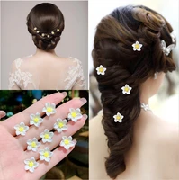 10pcs small flower buckle hair clips hairpins for women girls wedding bridal hair styles holder hair pins claws hair accessories