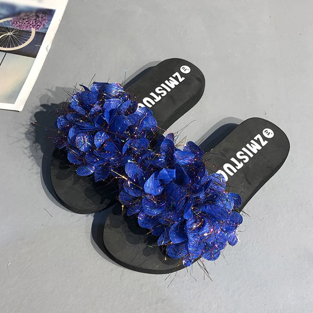 Женская летняя пляжная дышащая обувь сандалии домашние тапочки Вьетнамки на