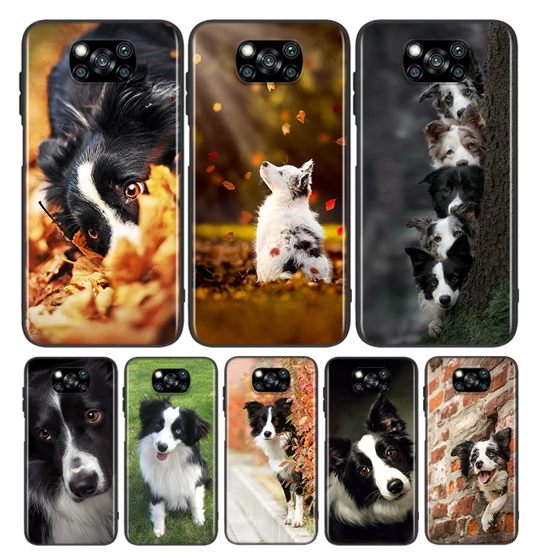 

Border Collie Dog For Xiaomi Poco X3 NFC M2 X2 F2 C3 M3 Pocophone F1 Pro Mi Play Mix 3 A2 A1 6 5 lite Phone Case