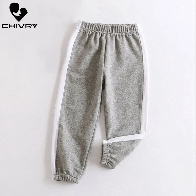 Chivry весенне-осенние спортивные длинные брюки для мальчиков детские модные