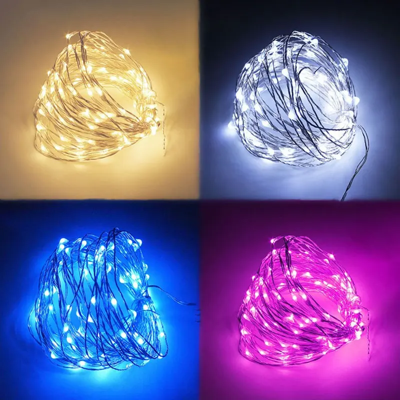 

2022 New Year 10M/5M/2M LED String Light Christmas Tree Decoration Noel Natal Ornament Merry Christmas Decorations for Home Gift