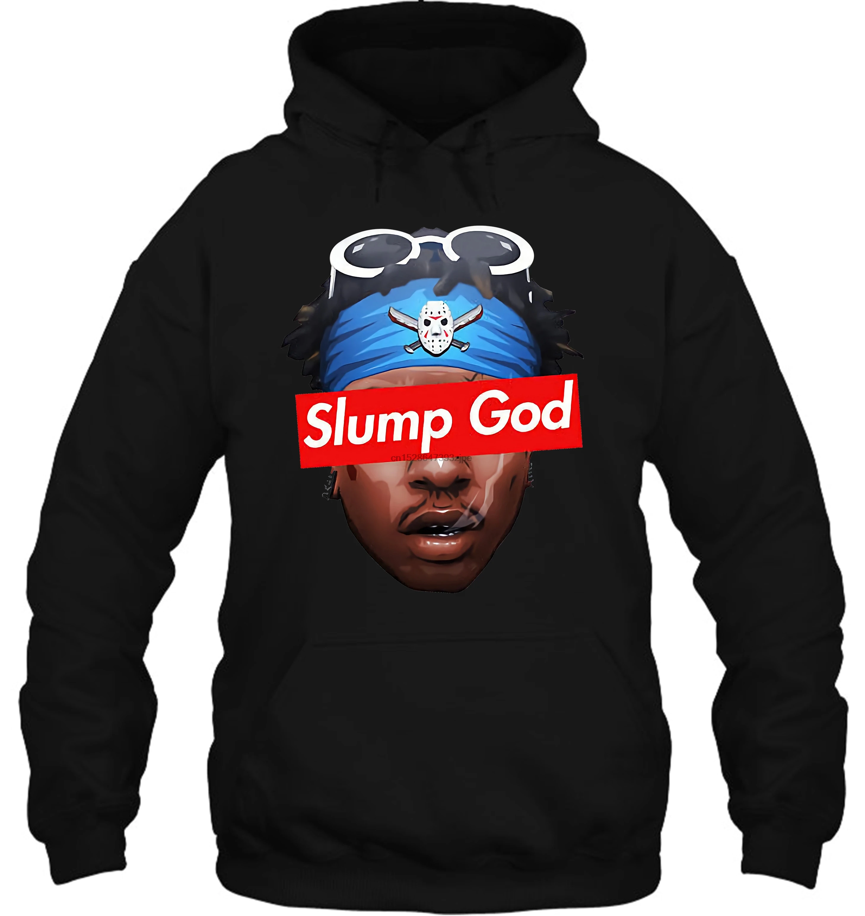 Мужская толстовка с капюшоном логотипом BOD Box пародия лыжная маска мужская