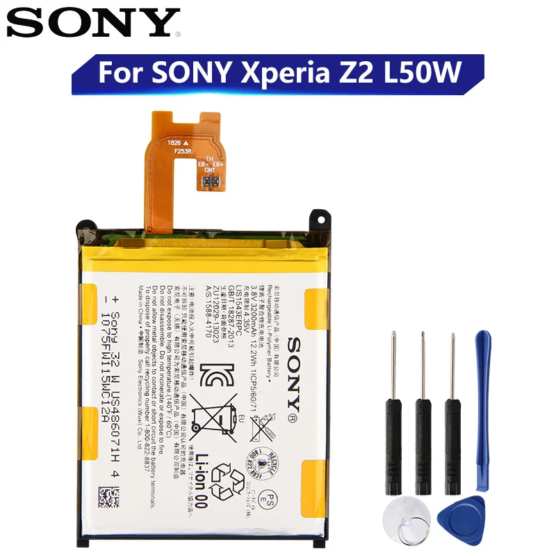 Оригинальный аккумулятор для Sony Xperia Z2 3200 мАч|Аккумуляторы мобильных телефонов| |