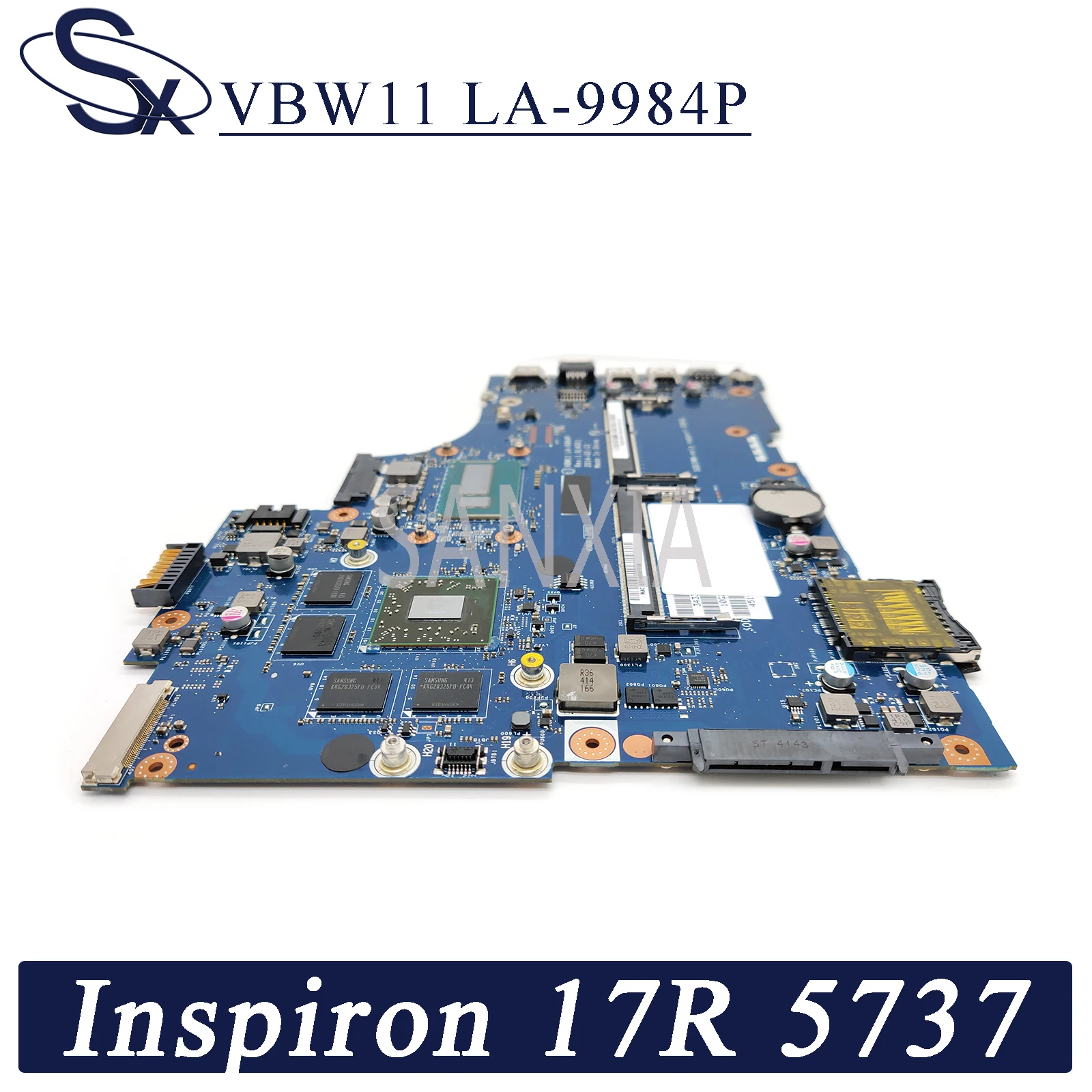 Материнская плата KEFU для ноутбука Dell Inspiron 17R 5737 3737 оригинальная материнская