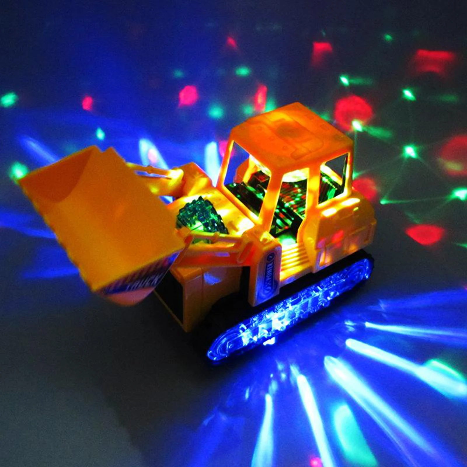 

LED Lights & Music Flash Electric Excavator Toy Car Truck Series Engineering Truck Bulldozer Truck Play Vehicles for Kids Gift