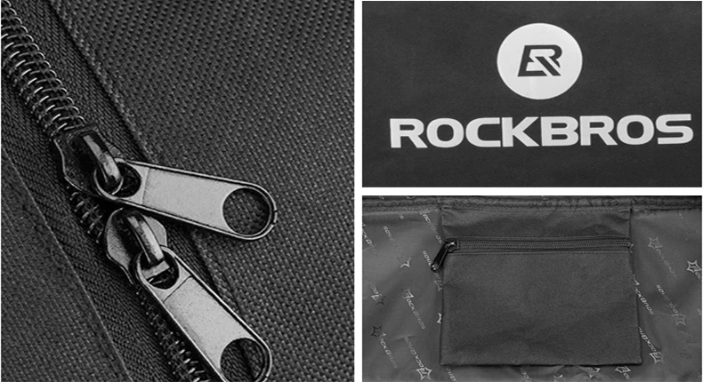 ROCKBROS Storage Bag for Bicycle Rack Suction Roof-Top 45L Large-Capacity Cycling Waterproof Bag PVC Portable Black Bike Package