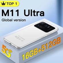 Versão global m11 ultra 7.3 polegada telefone inteligente 5g 16gb + 512gb 6800mah 48mp desbloqueado telefones celulares telefone celular celulares smartphone (3)