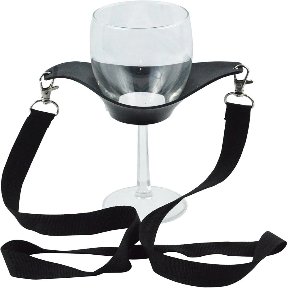 Подставка для бокалов 100 см черный ремешок ожерелья вечеринки дня рождения