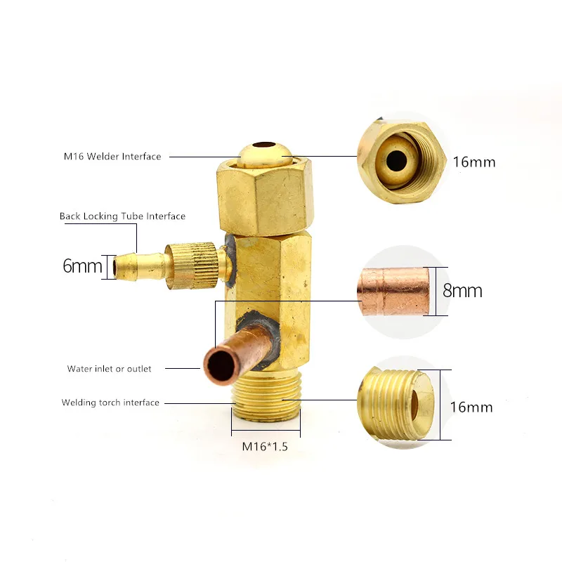 Сварочный пистолет с водяным охлаждением адаптер аргоновой дуговой сварки