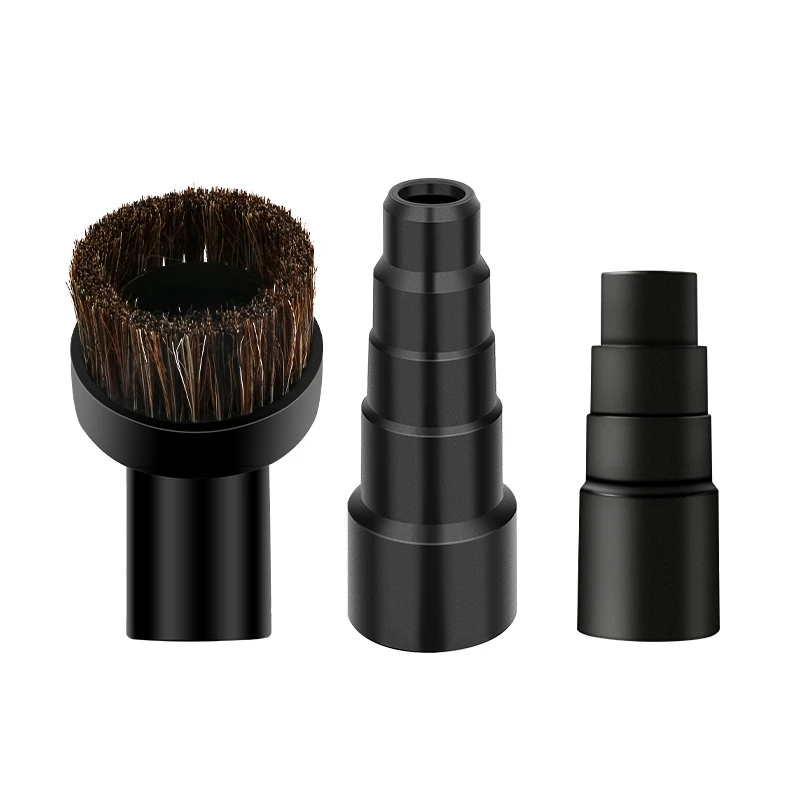 

Dusting Brush Dust Tool Attachment for Vacuum Cleaner Round Horse Hair with Vacuum Cleaner Adapters Vacuum Cleaner