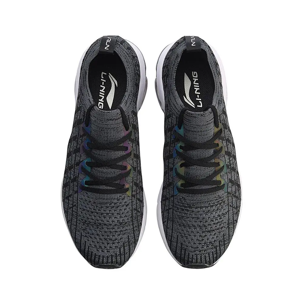 Мужские беговые кроссовки Li Ning с пузырьковой дугой светоотражающие дышащие из