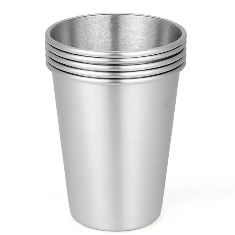 5 штук кружка из нержавеющей стали чашка Штабелируемая 350 мл|Кружки| |