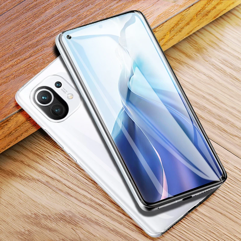 

Изогнутая 3d-пленка для Xiaomi Mi 11, 12 Pro Ultra, Защита экрана для 11T pro, 11 Lite, зеркальная нано-пленка с полным покрытием, не стекло, с инструментами